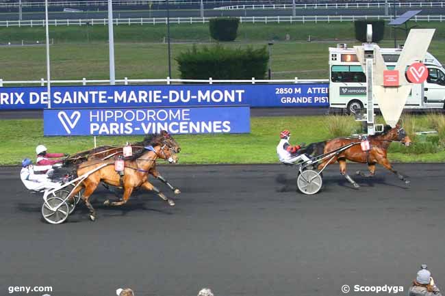 04/01/2021 - Vincennes - Prix de Sainte-Marie-du-Mont : Arrivée