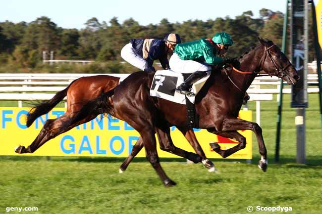 24/09/2023 - Fontainebleau - Prix Philippe Lorain (Championnat Paris-Turf des Apprentis & Jeunes Jockeys) : Arrivée