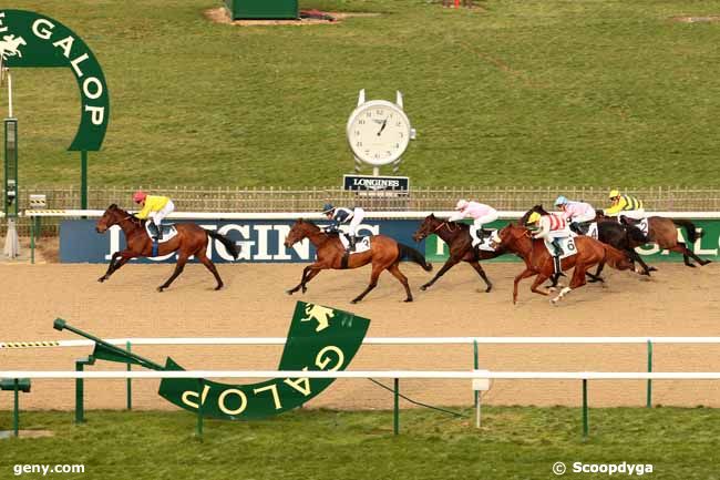 18/01/2016 - Chantilly - Prix du Chemin de Hallage : Arrivée