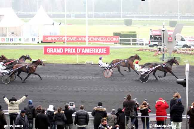 26/01/2013 - Vincennes - Prix du Jura : Arrivée