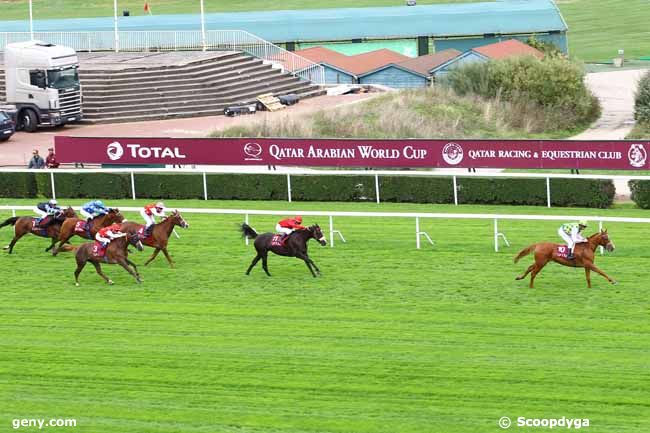 04/10/2013 - Saint-Cloud - Qatar Arabian Trophy des Pouliches : Arrivée