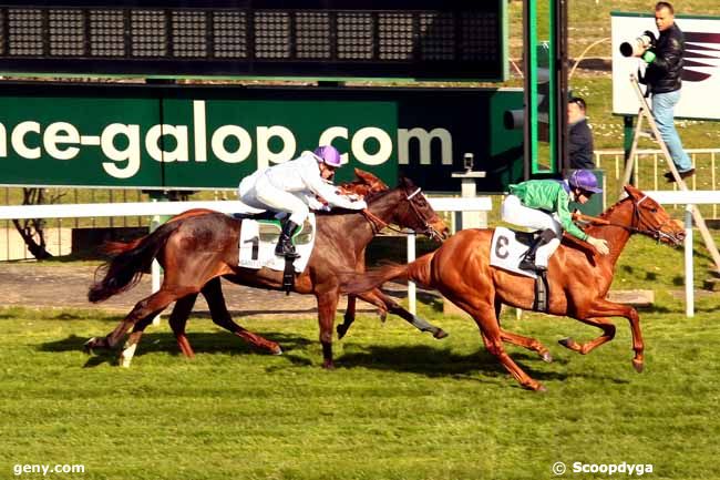 08/03/2014 - Saint-Cloud - Prix Gazala : Arrivée