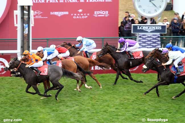 07/10/2018 - ParisLongchamp - Qatar Prix Marcel Boussac - Critérium des Pouliches : Arrivée