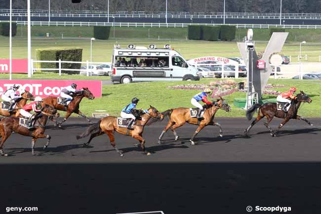 25/02/2016 - Vincennes - Prix de Lauzun : Arrivée