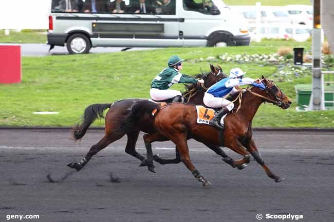 11/01/2016 - Vincennes - Prix Christelle Zimmer : Arrivée