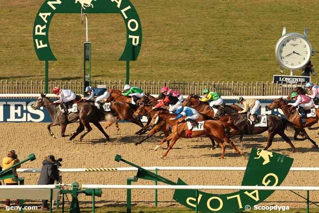 15/03/2016 - Chantilly - Prix du Grand Marais : Arrivée