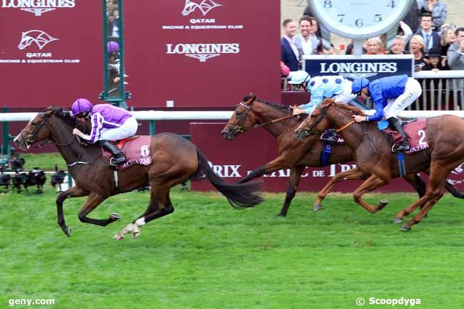 01/10/2017 - Chantilly - Qatar Prix Jean-Luc Lagardère : Arrivée