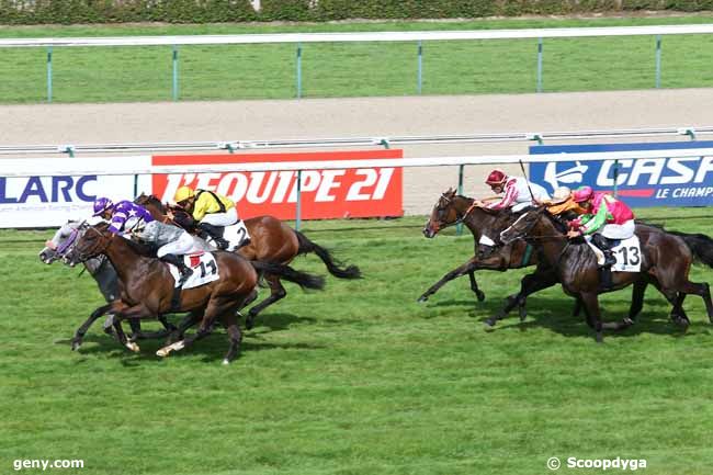 10/08/2014 - Deauville - Prix de l'Hippodrome de Chile : Arrivée