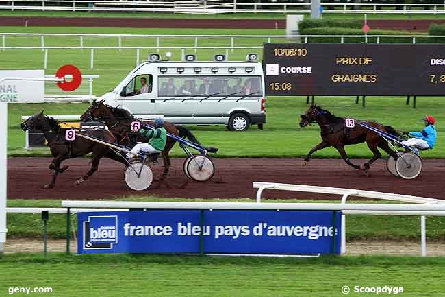 10/06/2010 - Vichy - Prix de Graignes : Arrivée