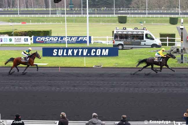 20/01/2014 - Vincennes - Prix de Montfort : Arrivée