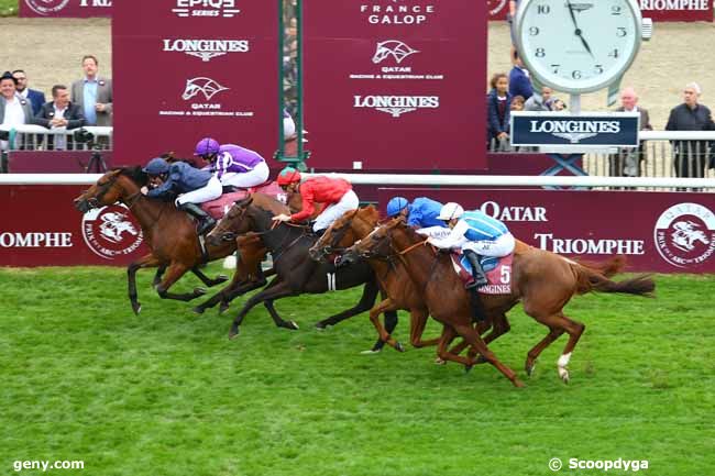 01/10/2017 - Chantilly - Prix de l'Opéra Longines : Arrivée